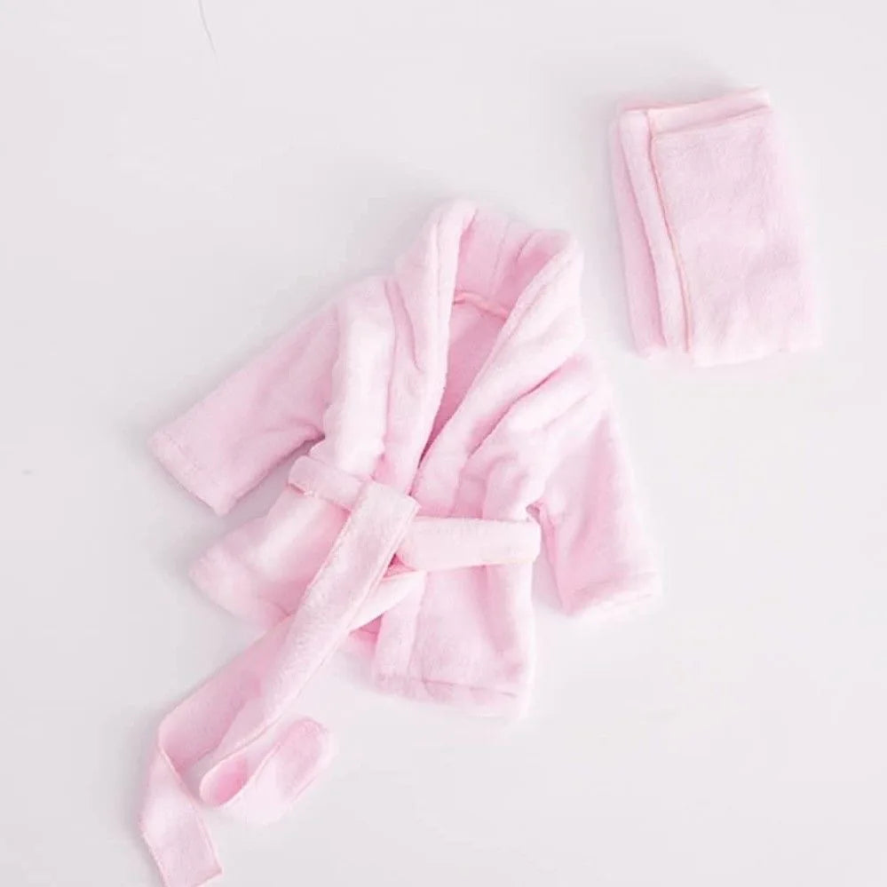 Peignoir de bain Bébé Naissance rose