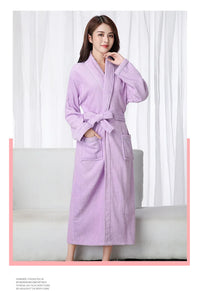 Thumbnail for Peignoir de bain Femme Eponge Parme