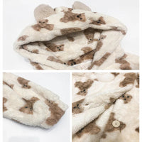 Thumbnail for Peignoir de bain Femme avec capuche Epais détail tissu