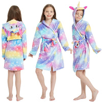 Thumbnail for Peignoir de bain Fille Licorne coloré