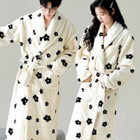 Thumbnail for Peignoir de bain homme Polaire fleur