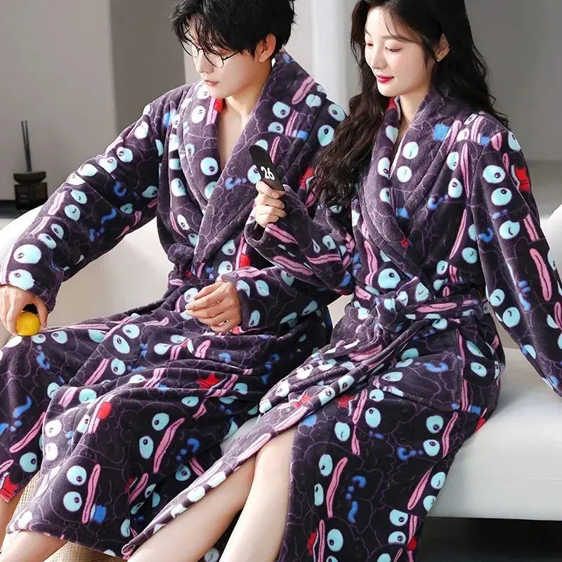 Peignoir de bain homme Polaire yeux