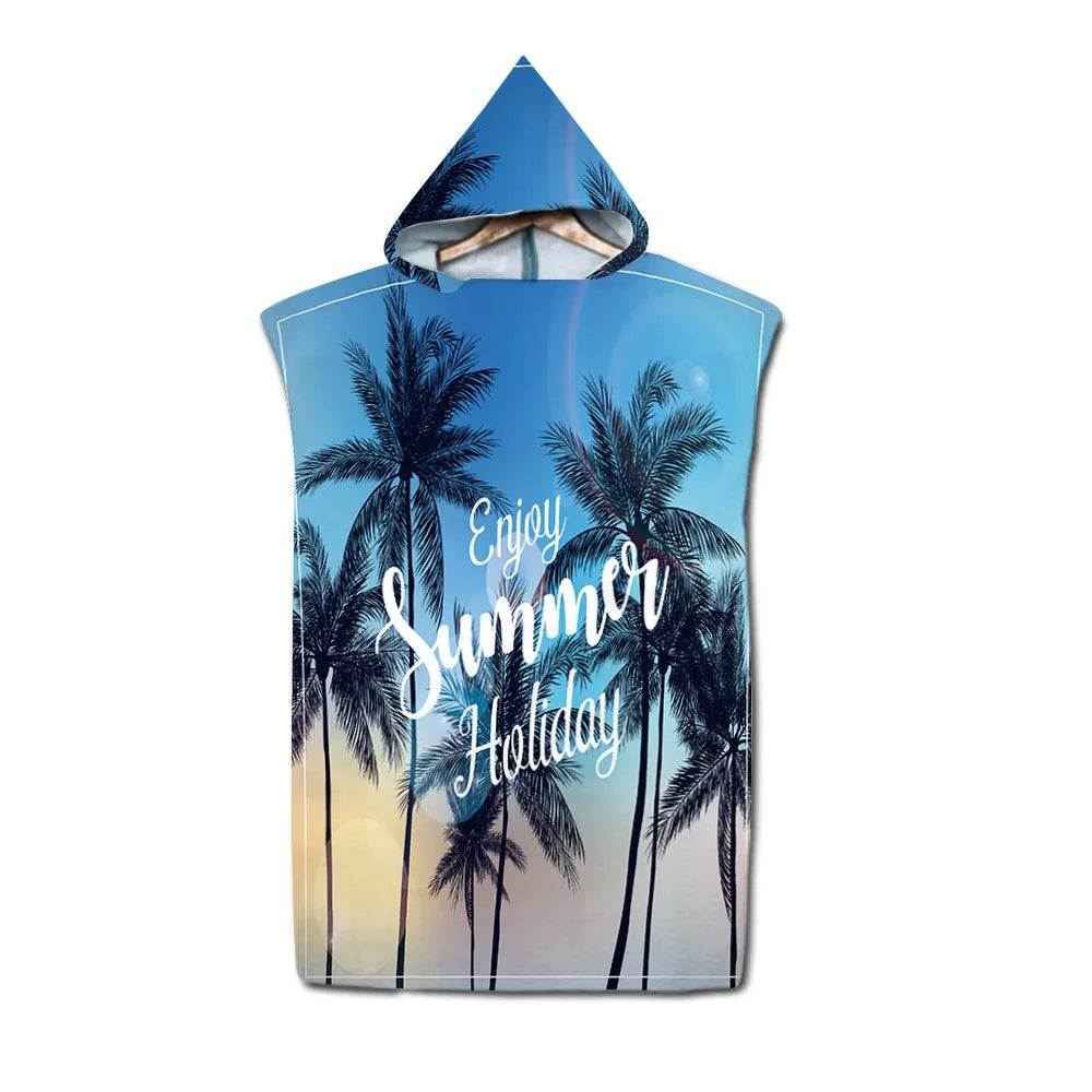 Poncho de bain Adulte Surf summer holidays