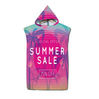 Thumbnail for Poncho de bain Adulte Surf summer sale