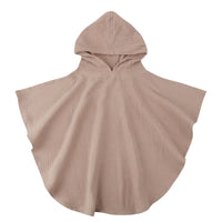 Thumbnail for Poncho de bain Enfant Coton beige foncé