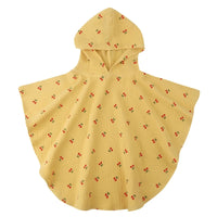 Thumbnail for Poncho de bain Enfant Coton jaune cerise