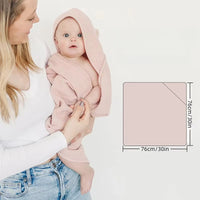 Thumbnail for cape de bain bébé coton gaze - guide des tailles