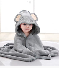 Thumbnail for cape de bain bébé éléphant - vue ensemble