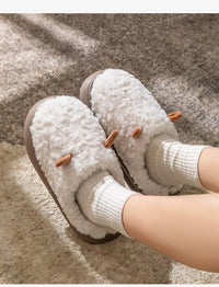 Thumbnail for chausson femme peluche blanc