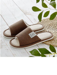 Thumbnail for chausson homme lin marron