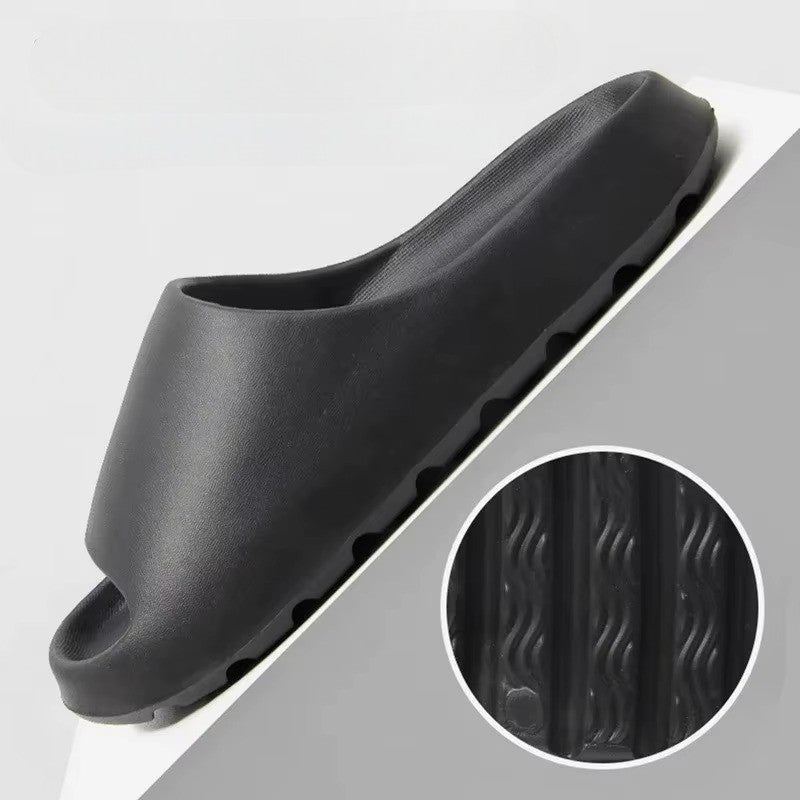 chausson homme plage gros plan