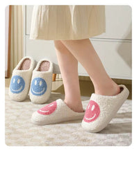 Thumbnail for chausson sourire blanc rose et blanc bleu