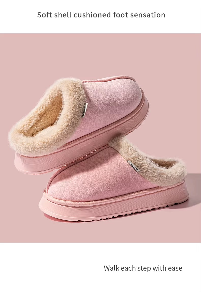 chausson mixte chaud rose