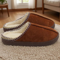 Thumbnail for chausson mixte polaire marron