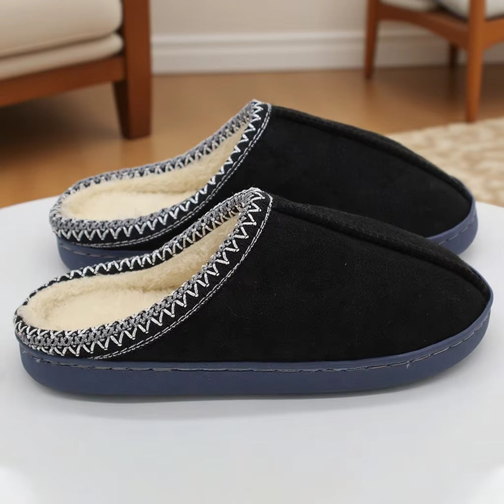 chausson mixte polaire noir
