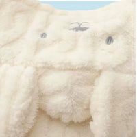 Thumbnail for peignoir enfant blanc capuche