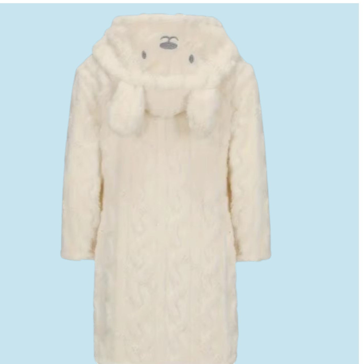 peignoir enfant blanc dos