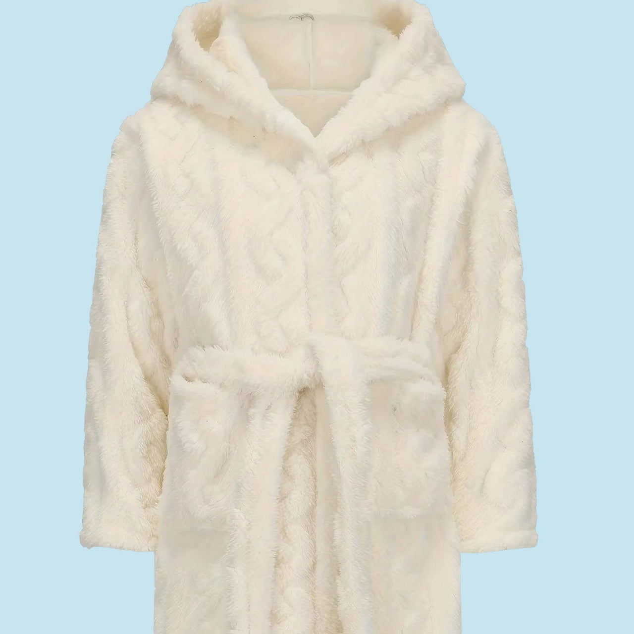 peignoir enfant blanc