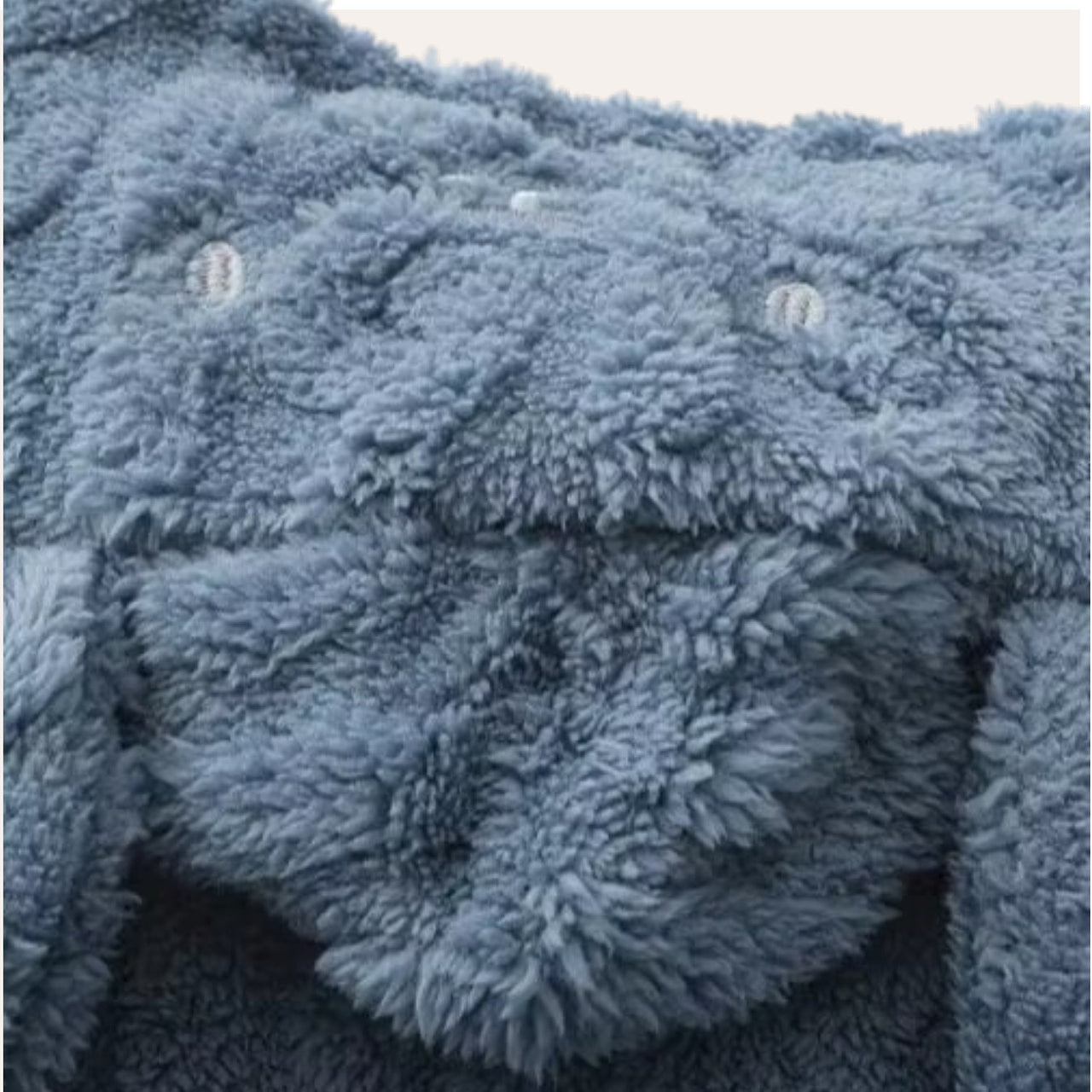 peignoir enfant bleu capuche