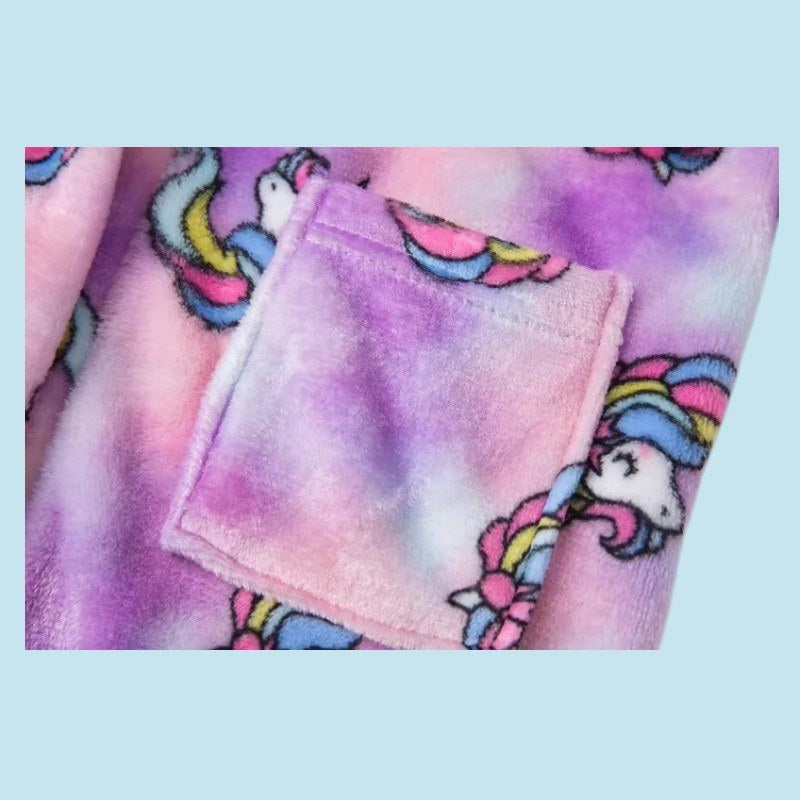 peignoir enfant princesse gros plan