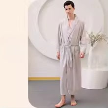 peignoir homme ete argent