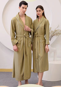 Thumbnail for peignoir homme ete vert