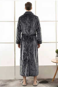 Thumbnail for peignoir homme gris dos