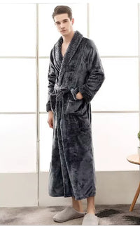 Thumbnail for peignoir homme gris