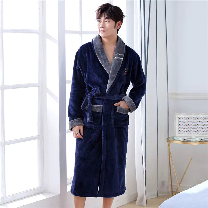 peignoir homme polaire