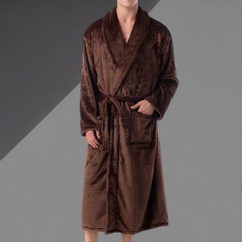 peignoir homme tres grande taille ivoire