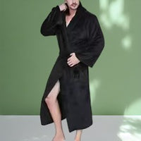 Thumbnail for peignoir homme tres grande taille noir