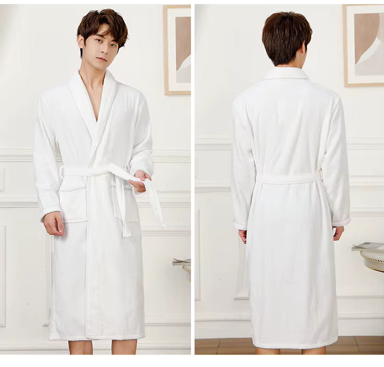 Peignoir homme éponge — 100% coton, du M au 2XL
