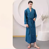 Thumbnail for Peignoir homme éponge — 100% coton, du M au 2XL