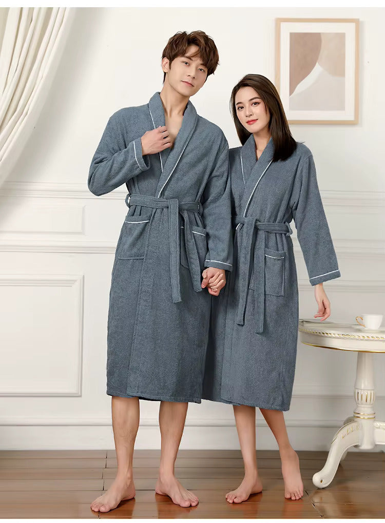 Peignoir homme éponge — 100% coton, du M au 2XL