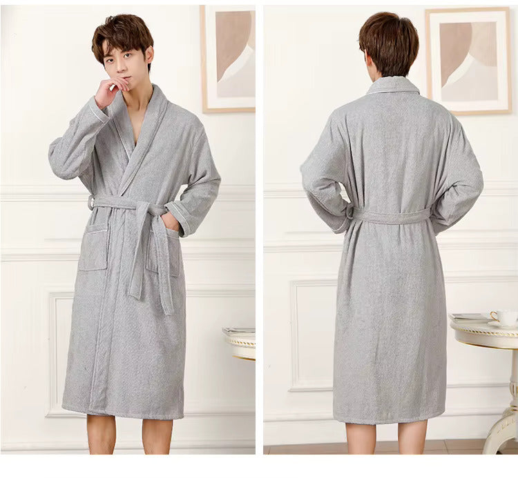 Peignoir homme éponge — 100% coton, du M au 2XL